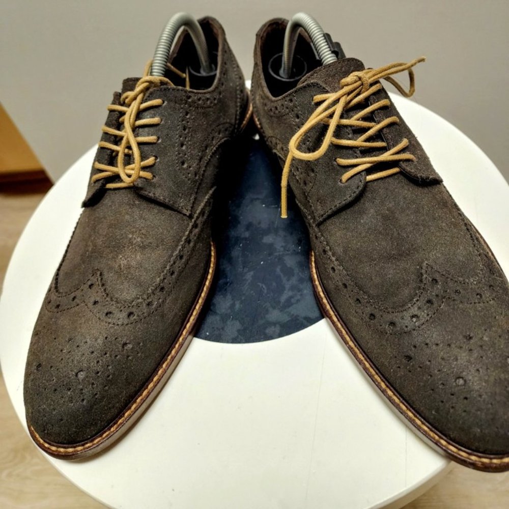 GORDON RUSH MAN DRESS SHOES SIZE 8 BROWN